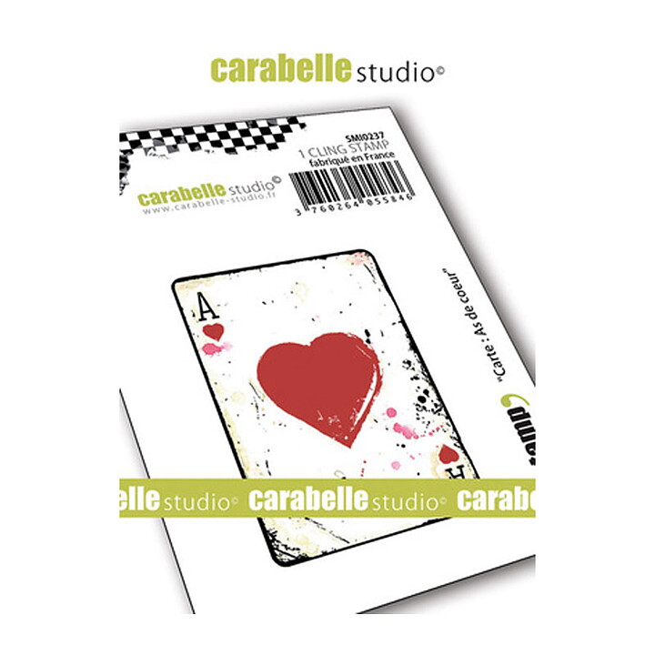 Carabelle Studio Cling Stamp Small - Ace of Hearts