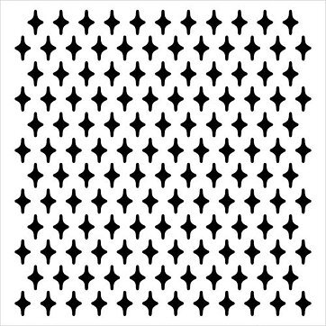The Crafter's Workshop 6x6 Stencil - Spinning Tops