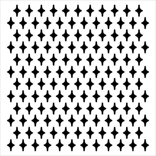 The Crafter's Workshop 6x6 Stencil - Spinning Tops