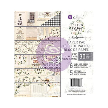 Prima Paper Pad - Spring Farm House