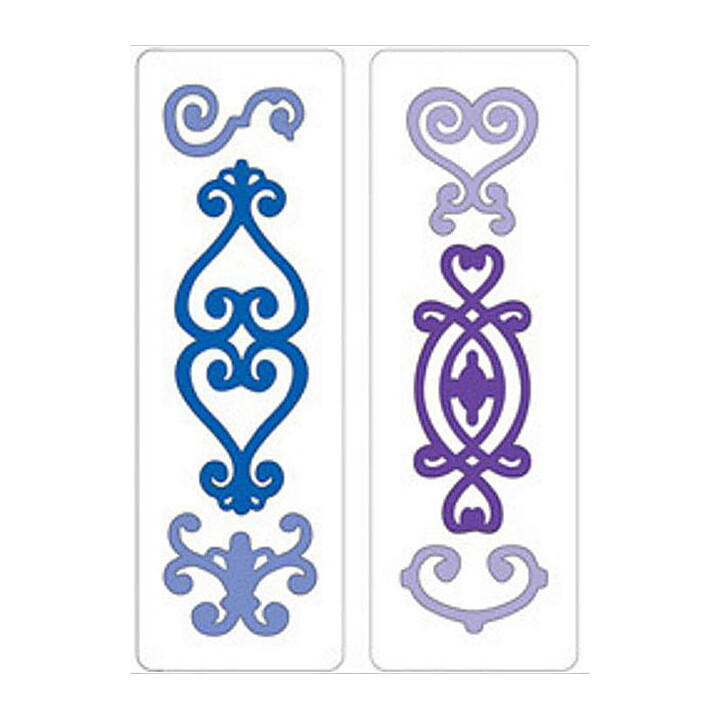 Provo Craft Cuttlebug Die 2x6+2x6 - Ornamental 37-1509