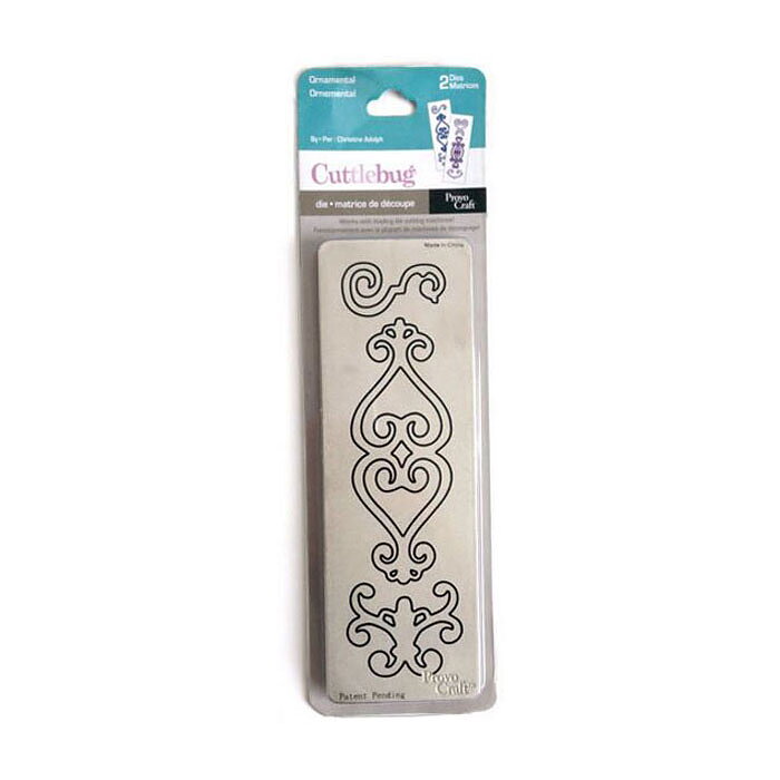 Provo Craft Cuttlebug Die 2x6+2x6 - Ornamental 37-1509