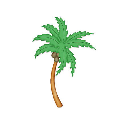 BK Dies 3x3 Basic Shapes Pirate Palm Tree
