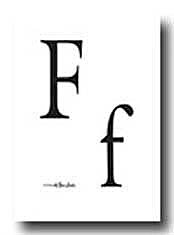 Clear Stamps Stampabilities - Monograms F/f