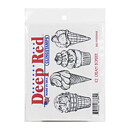Deep Red Rubber Stamps - Ice Cream Border