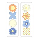Provo Craft Cuttlebug Die 2x6+2x6 - Flowers 37-1508
