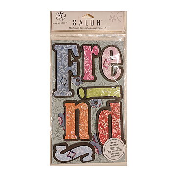 Paper Bliss  Salon 3-D Adhesive Accents - Friends