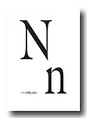 Clear Stamps Stampabilities - Monograms N/n