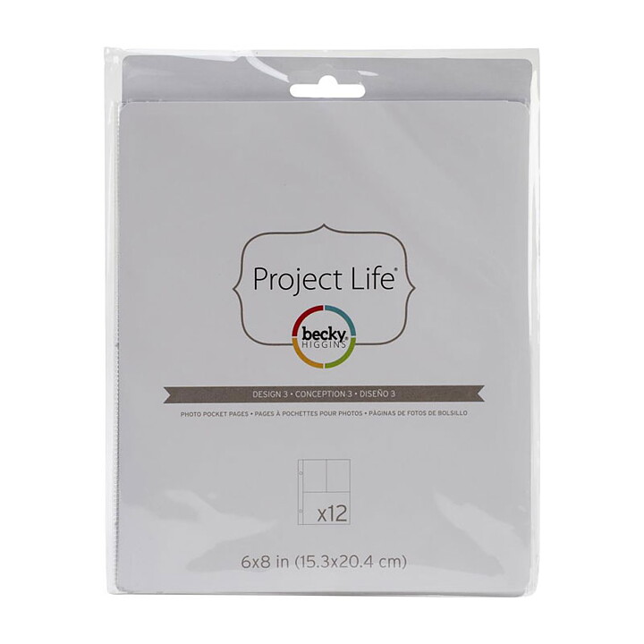 Project Life 6x8 Photo Pocket Pages - Design 3