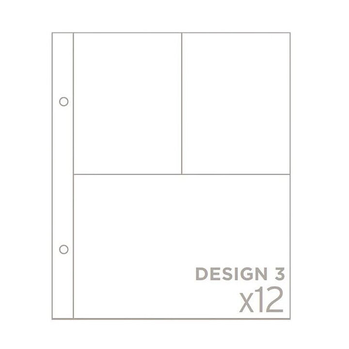 Project Life 6x8 Photo Pocket Pages - Design 3