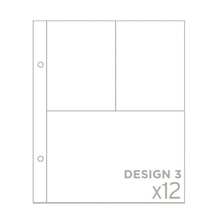 Project Life 6x8 Photo Pocket Pages - Design 3