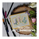 Art Impressions Watercolor Cling Rubber Stamps - Mini Foliage Set 3