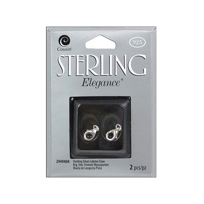 Cousin Sterling Elegance - Lobster Clasp 7x13 mm