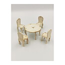 Lundby Matsals gruppe i Rococo Style, 1950-tall