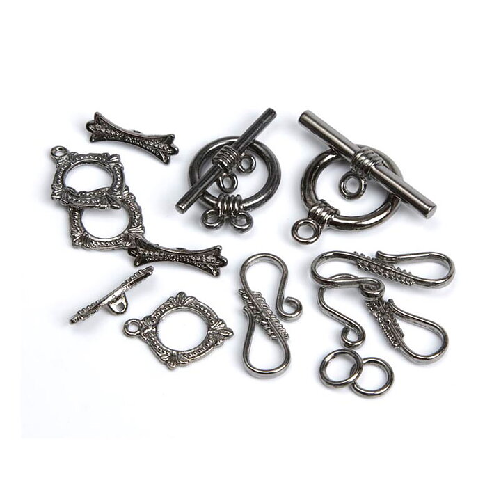 Cousin Basic Metal Findings -Gunmetal Closure Pack