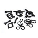 Cousin Basic Metal Findings -Black Closure Pack