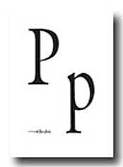Clear Stamps Stampabilities - Monograms P/p