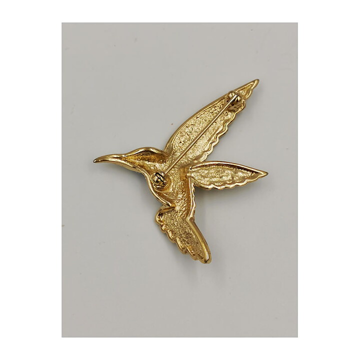 Brooch - Hummingbird with Rhinestones