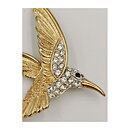 Brooch - Hummingbird with Rhinestones