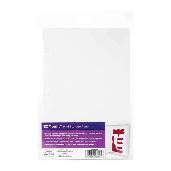 Crafters Companion - EZMount Lightweight Stamp Storage Mini 