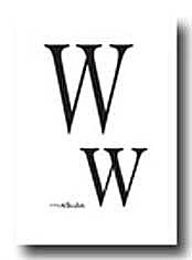 Clear Stamps Stampabilities - Monograms W/w
