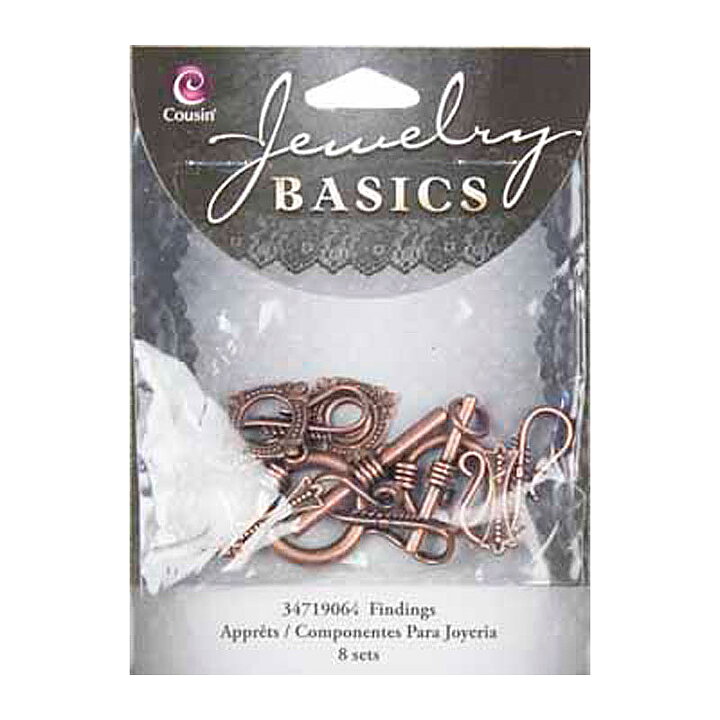 Cousin Basic Metal Findings - Copper Closure Pack