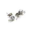 Cousin Stainless Steel Elegance - Rhinestone Earring Post 