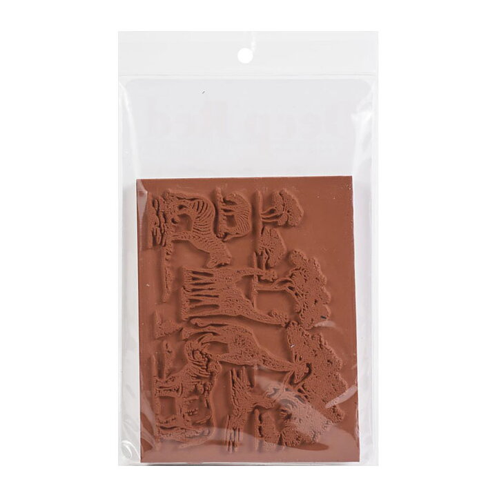 Deep Red Rubber Stamps - Safari