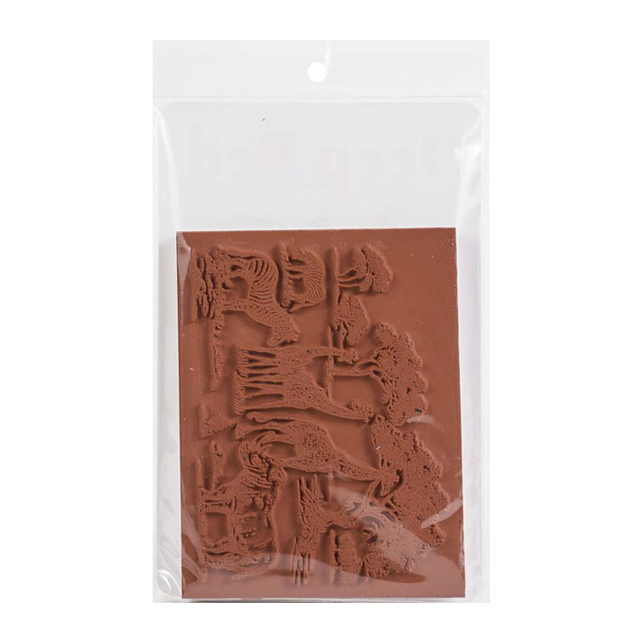 Deep Red Rubber Stamps - Safari
