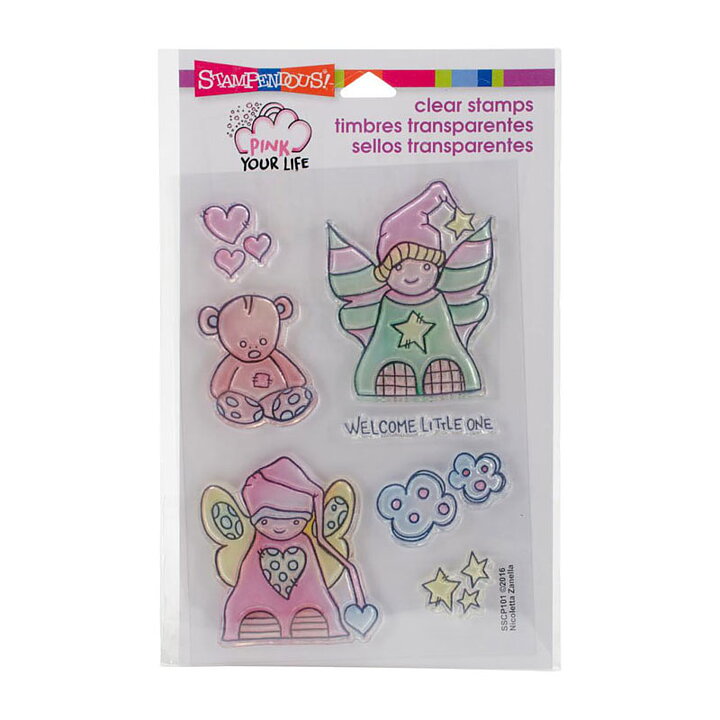Stampendous Clear Stamps Pink Your Life - Little Angels