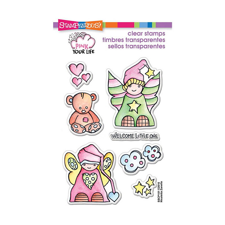 Stampendous Clear Stamps Pink Your Life - Little Angels