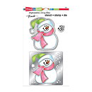 Stampendous Stencil - Stamp - Die - Winter Snowman