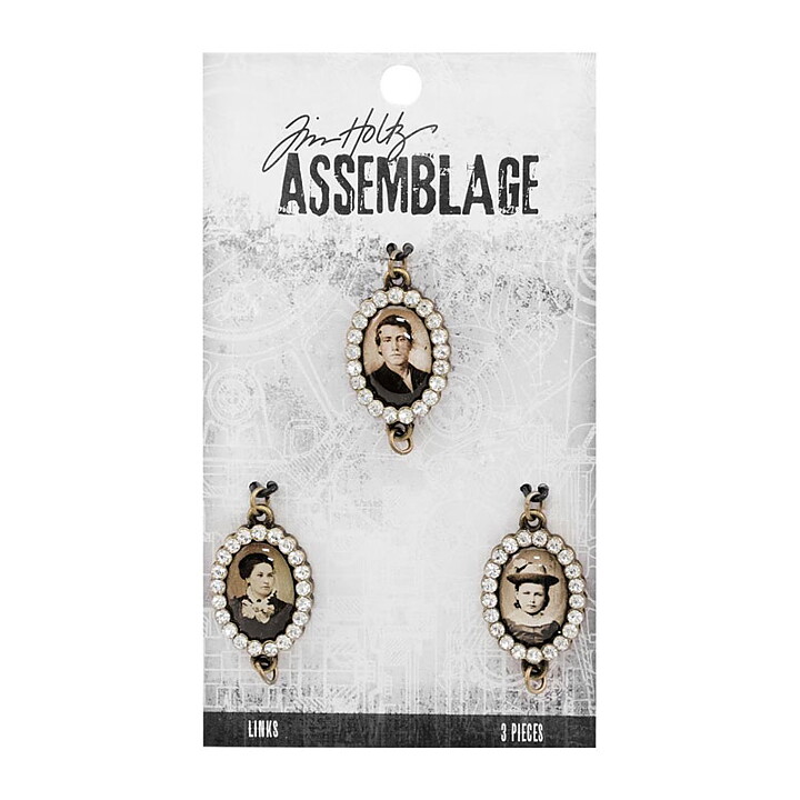 Tim Holtz Assemblage Links - Jeweled Photo