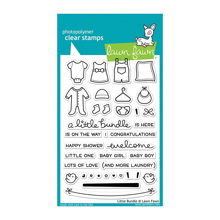 Lawn Fawn Clear Stamps 4"X6" - Little Bundle
