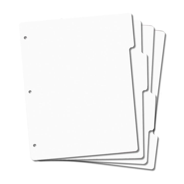 Crafters Companion - EZMount Lightweight Stamp Storage Panels - Tabbed