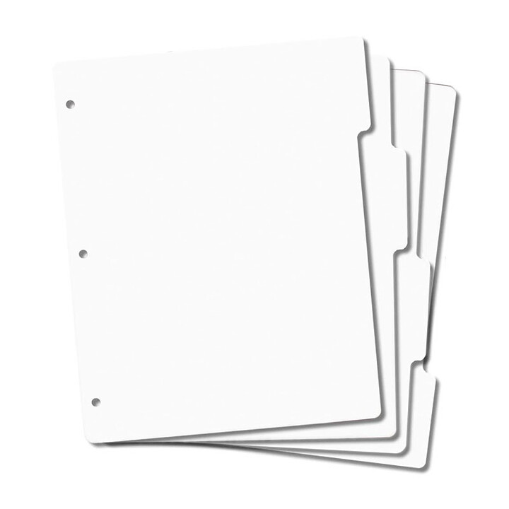 Crafters Companion - EZMount Lightweight Stamp Storage Panels - Tabbed