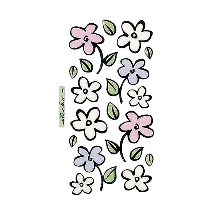 EK Success Sticko Vellum Stickers - Flower Shower