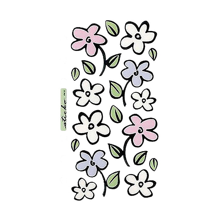 EK Success Sticko Vellum Stickers - Flower Shower