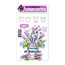 Art Impressions Watercolor Cling Rubber Stamps - Mini Ornate Container Set