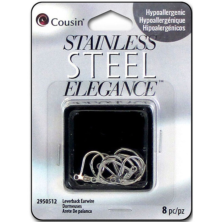 Cousin Stainless Steel Elegance - Leverback Earwires 