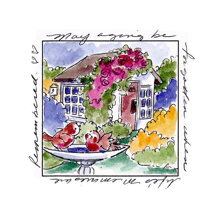 Art Impressions Windows To The World Cling Rubber Stamps - Memories Window