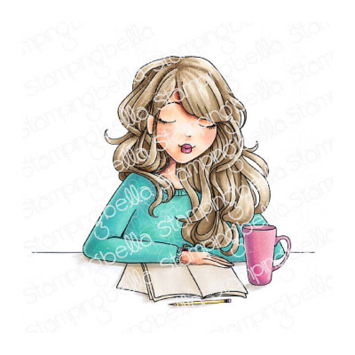 Stamping Bella Cling Rubber Stamps - Mochi Girl Journaling
