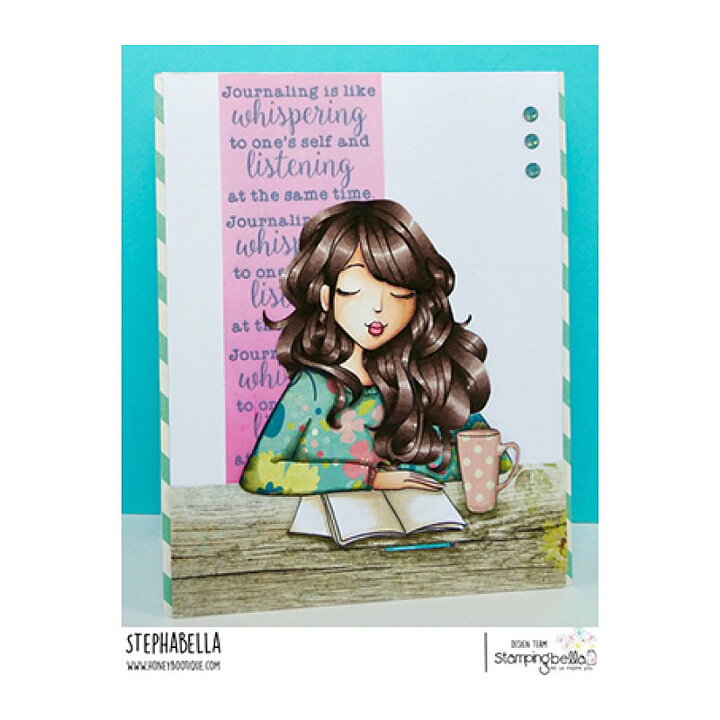 Stamping Bella Cling Rubber Stamps - Mochi Girl Journaling