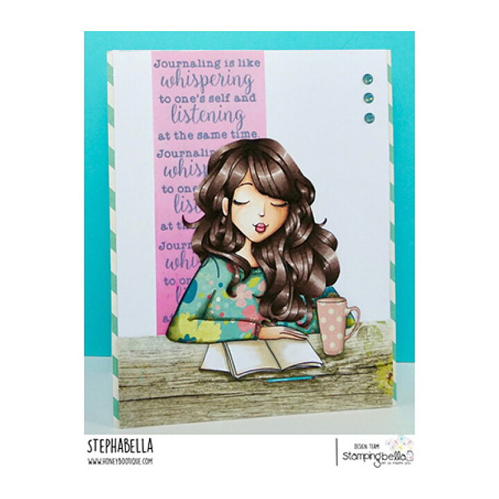 Stamping Bella Cling Rubber Stamps - Mochi Girl Journaling