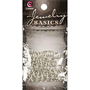 Cousin Basic Metal Findings - Silver Jump Rings 6 mm