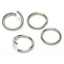 Cousin Basic Metal Findings - Silver Jump Rings 6 mm