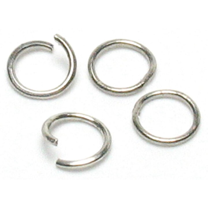 Cousin Basic Metal Findings - Silver Jump Rings 6 mm
