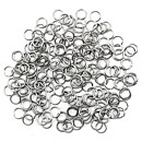 Cousin Basic Metal Findings - Silver Jump Rings 6 mm