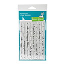 Lawn Fawn Clear Stamps 4"X6" - Scripty Sayings