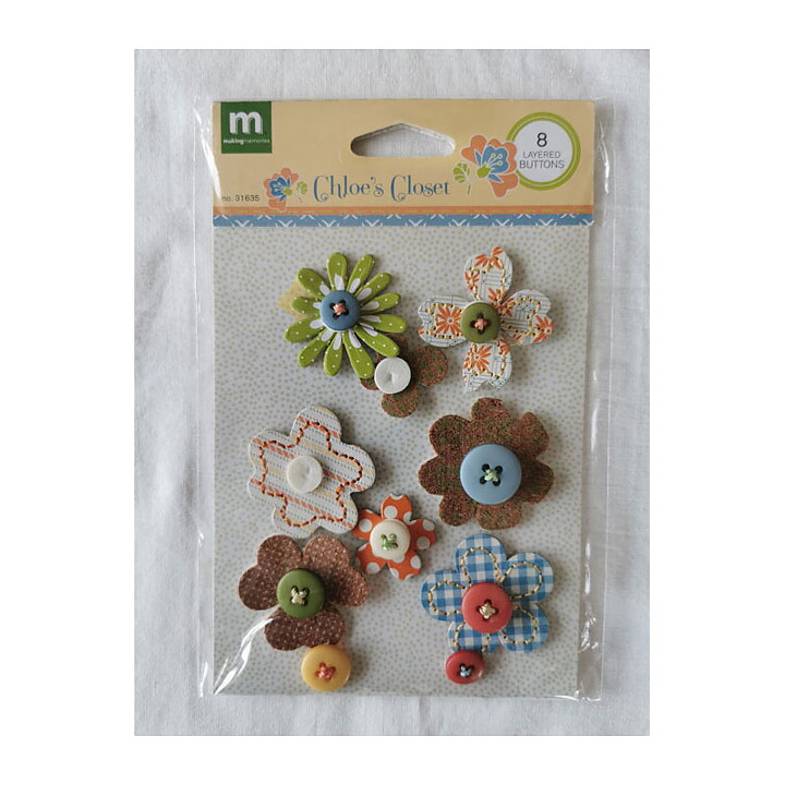 Making Memories Chloe´s Closet - Layered Buttons